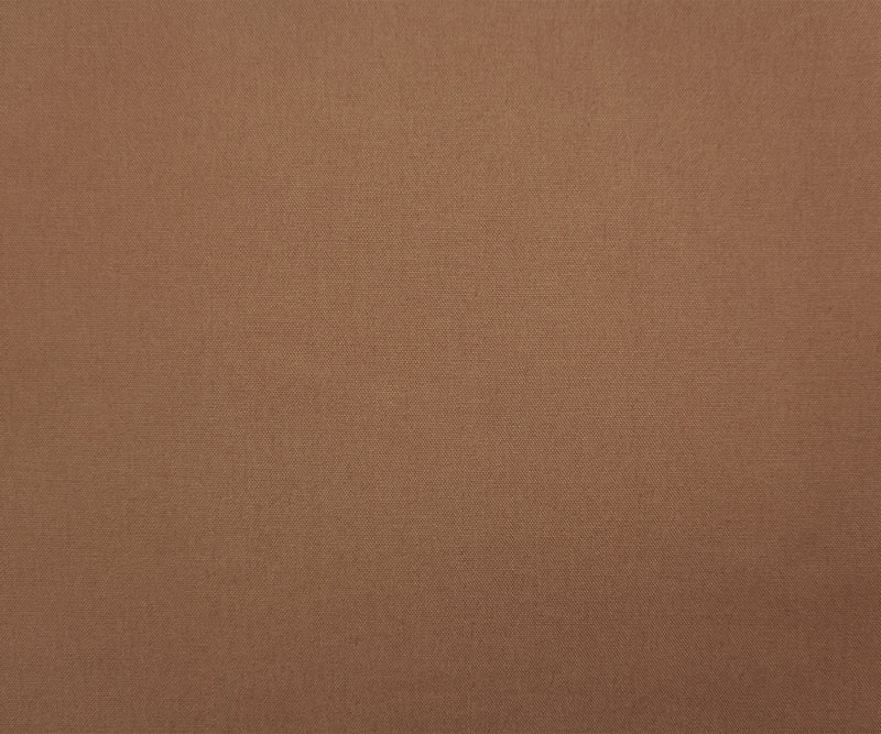 Brown Cotton Solid Canvas Woven Fabric