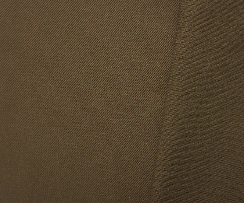 Dark Brown 12 oz. Cotton Solid Bull Denim Woven Fabric