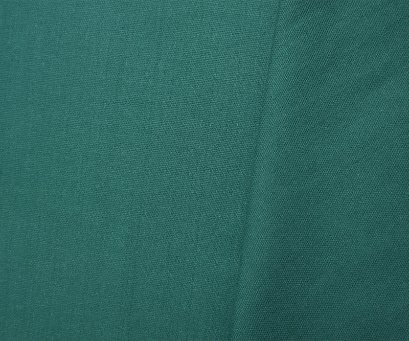 Teal Cotton Solid Washed Canvas Woven Fabric