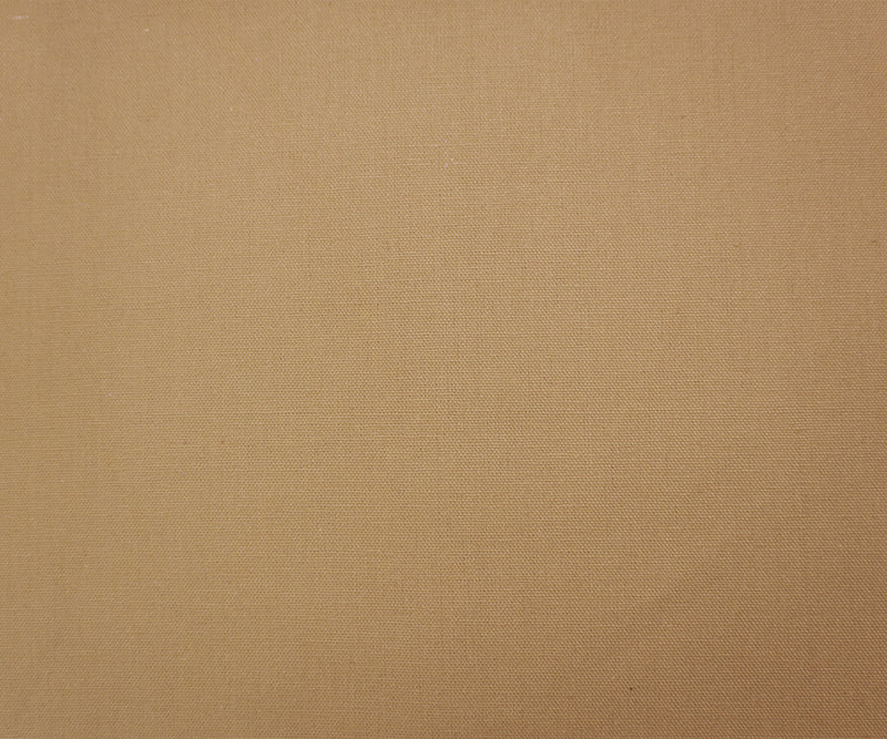 Tan Beige Cotton Solid Canvas Woven Fabric