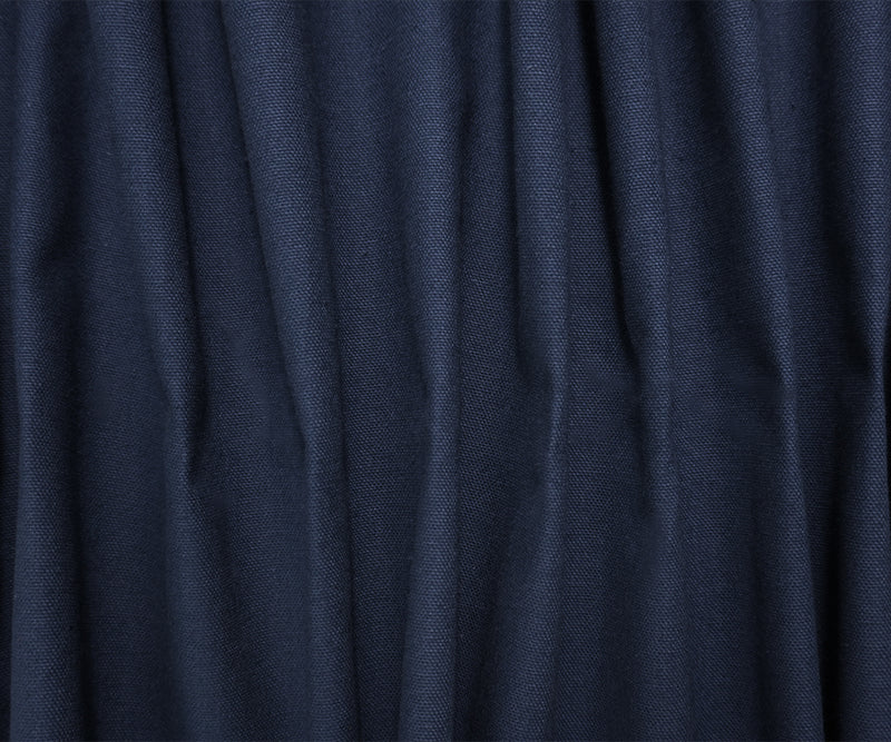 NavyBlue Cotton Solid Canvas Woven Fabric