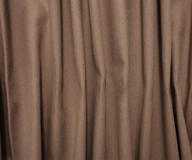Pastel Brown Cotton Solid Canvas Woven Fabric