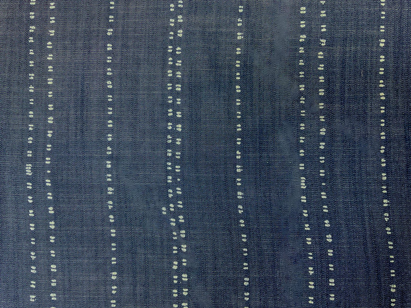 Blue Famous Maker 5 oz Cotton Rayon Shibori Twill Chambray Fabric