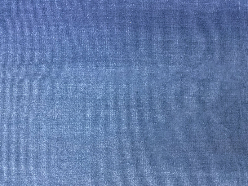 Blue Famous Maker Cotton Solid Pinwale Corduroy Woven Fabric