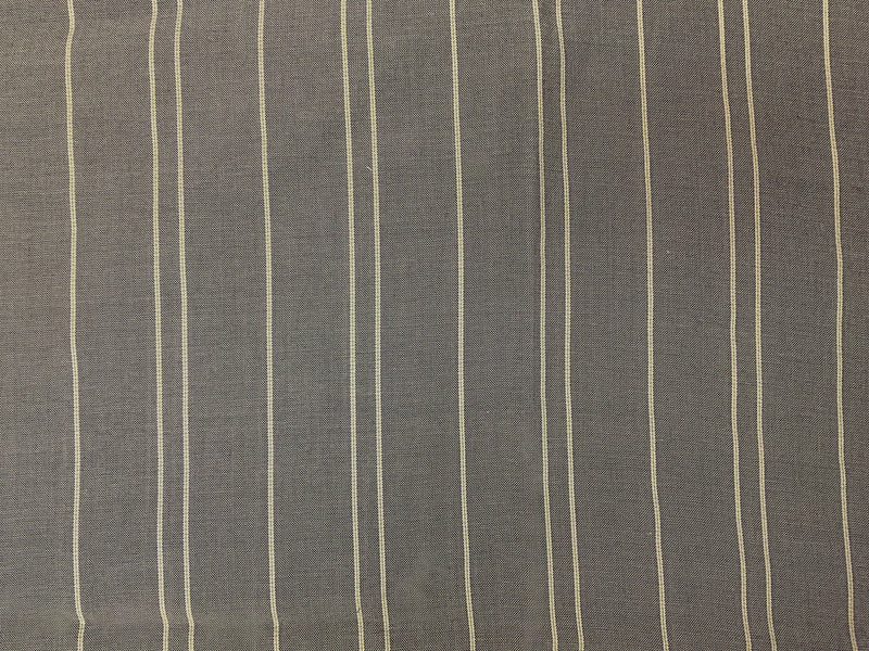 Blue Famous Maker Cotton Stripe Woven Fabric