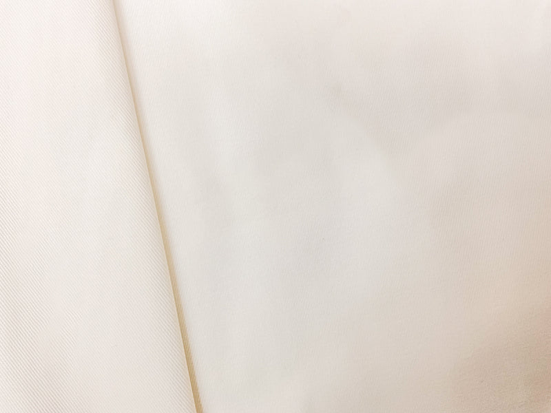 Light Ivory 8 oz. Cotton Solid Twill Denim Woven Fabric
