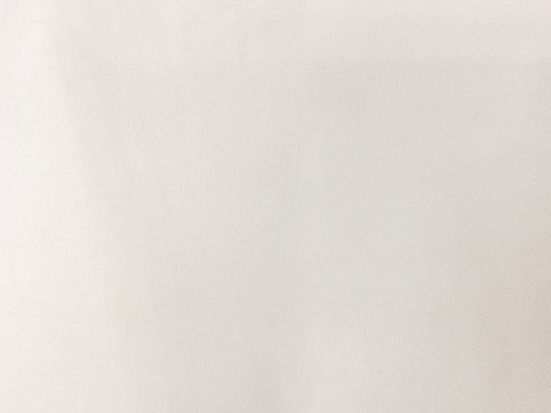 Light Ivory 8 oz. Cotton Solid Twill Denim Woven Fabric