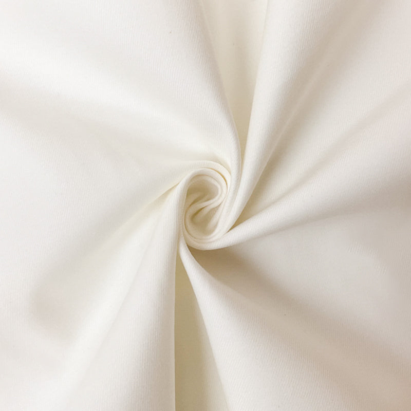 Light Ivory 8 oz. Cotton Solid Twill Denim Woven Fabric