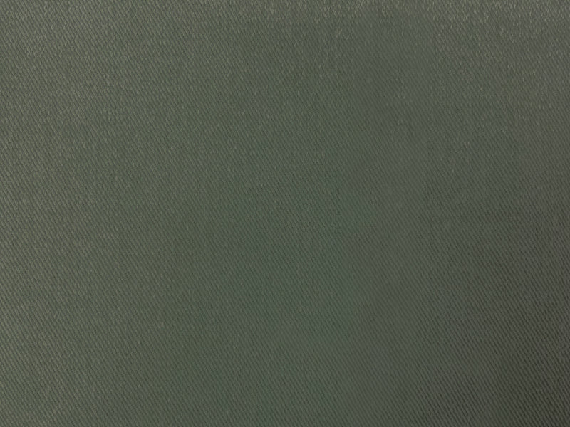 Green Cotton 10 oz. Brushed Face Bull Denim Woven Fabric