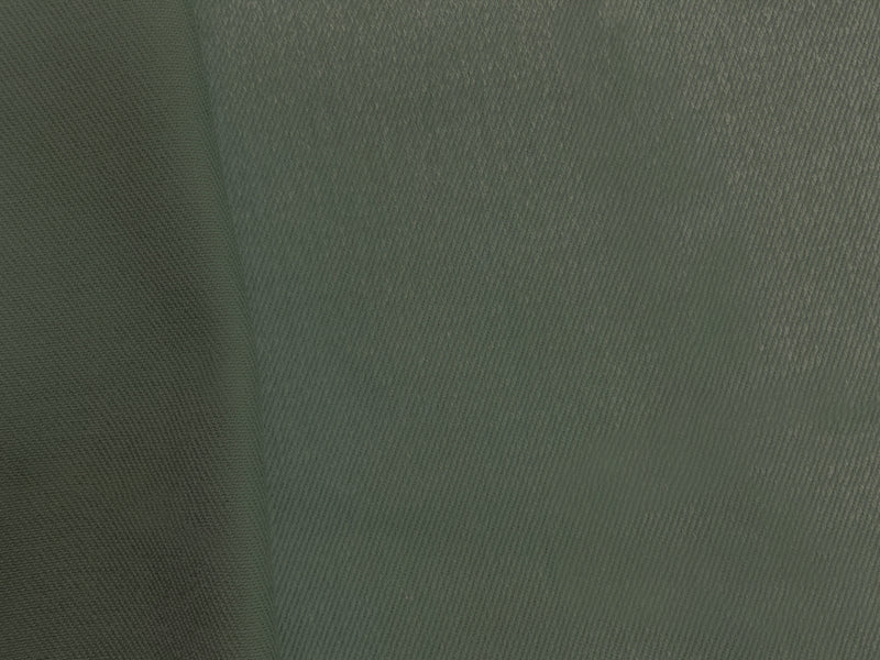 Green Cotton 10 oz. Brushed Face Bull Denim Woven Fabric