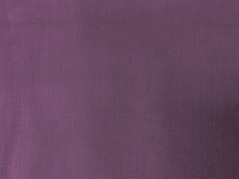 Purple Cotton 10 oz. Brushed Face Bull Denim Woven Fabric