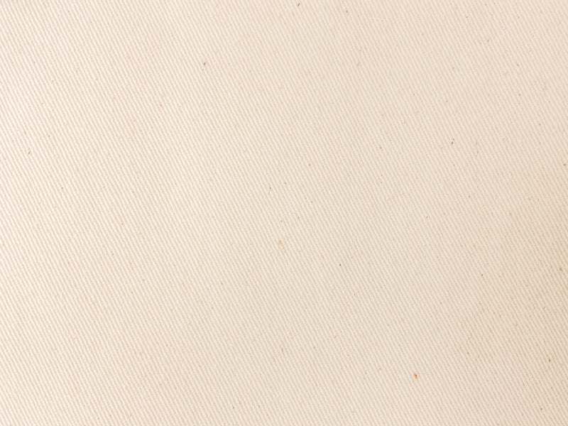 Natural White-Beige 12 oz. Cotton Twill Denim Woven Fabric