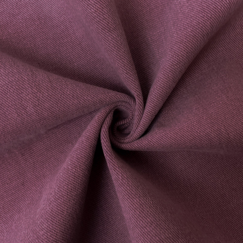 Purple 11 oz. Cotton Brushed Face Bull Denim Woven Fabric