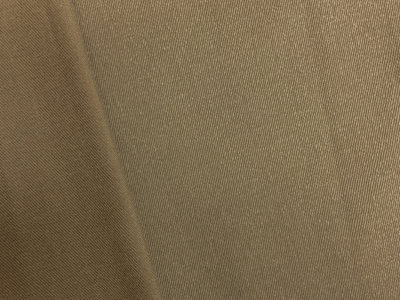Brown 11 oz. Cotton Brushed Face Bull Denim Woven Fabric