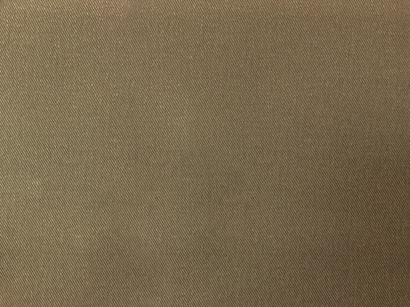 Brown 11 oz. Cotton Brushed Face Bull Denim Woven Fabric