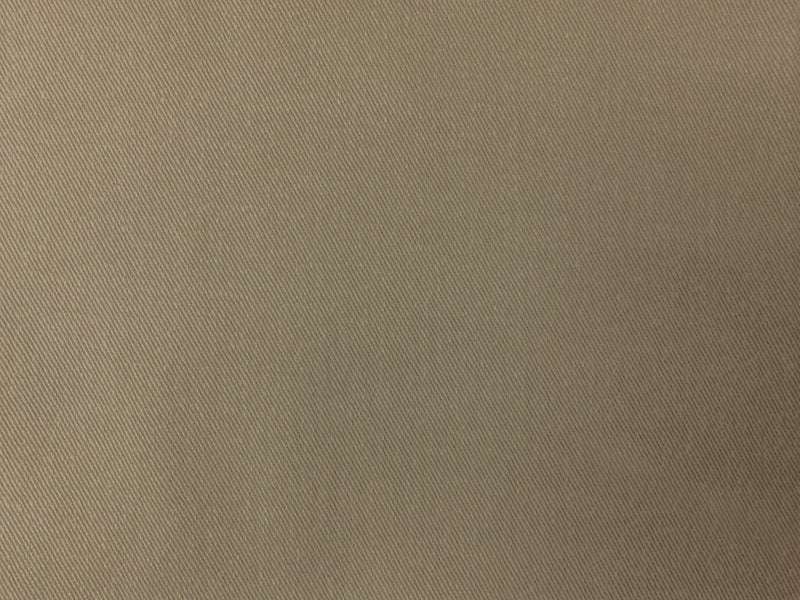 Taupe Beige 11 oz. Cotton Brushed Face Bull Denim Woven Fabric