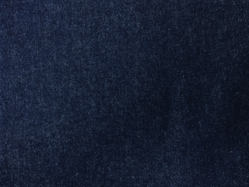 3 YD PC - Deep Blue 14 oz. Washed Cotton Twill Denim Woven Fabric