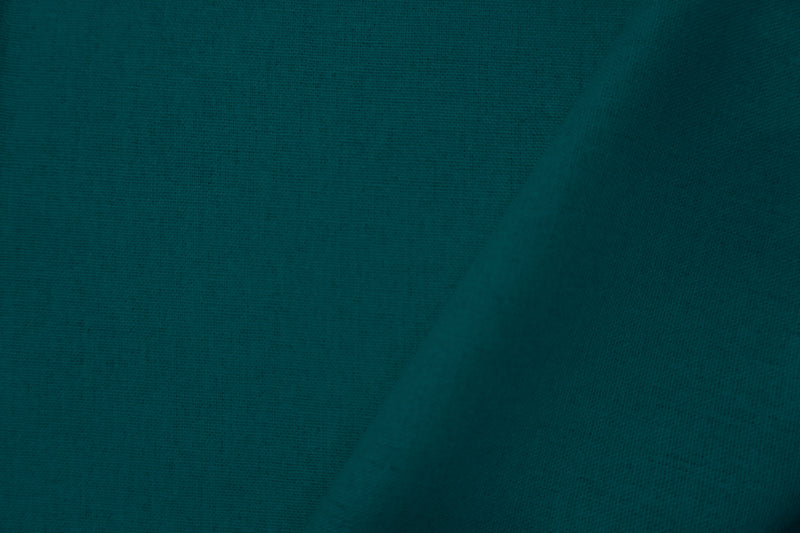 Teal Washed Rayon Linen Solid Reorderable Woven Fabric