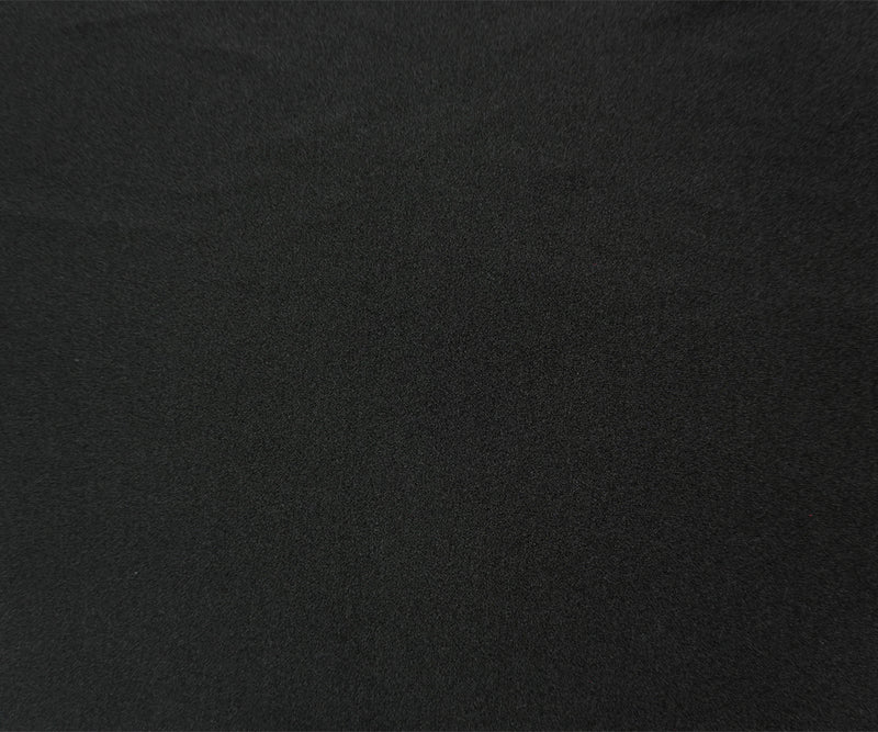 Black Nylon Spandex Performance Solid Knit Fabric