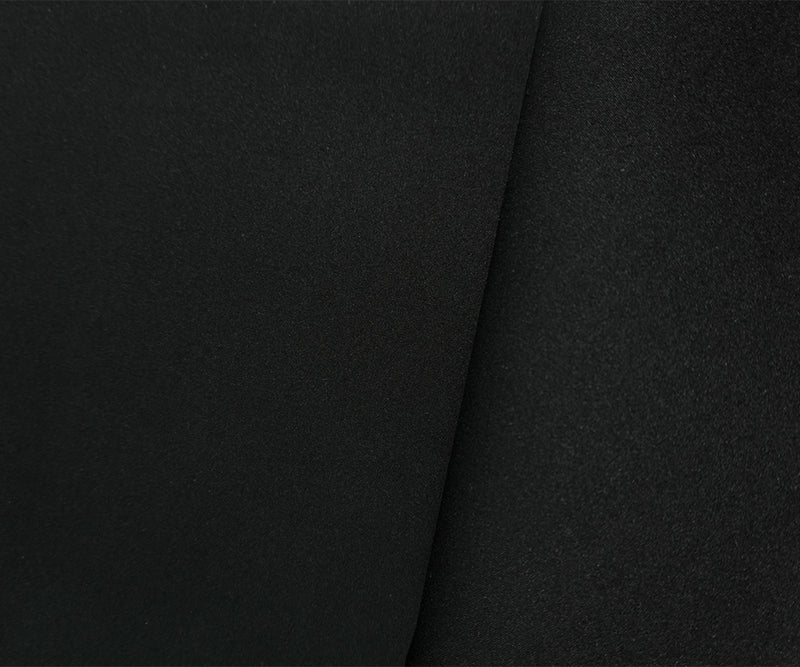 Black Solid Neoprene Fabric