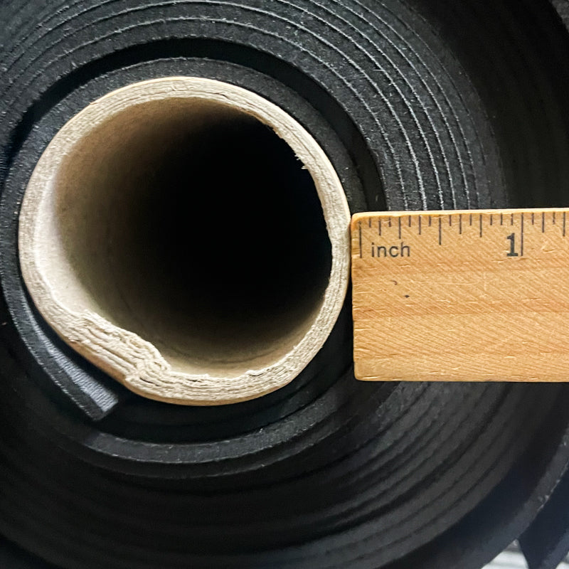 Black Solid Neoprene Fabric