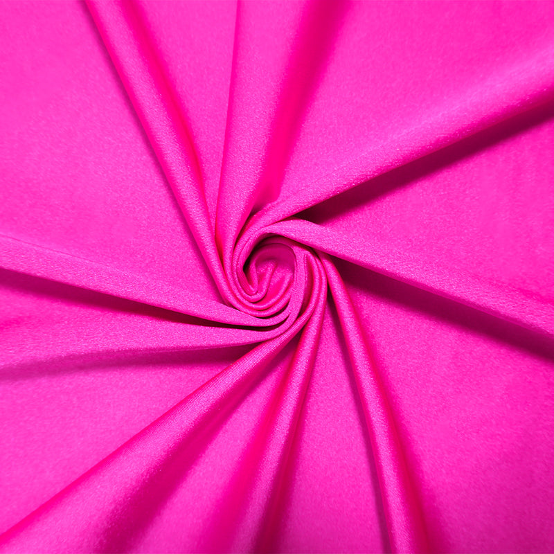 Pink Nylon Spandex Performance Solid Knit Fabric