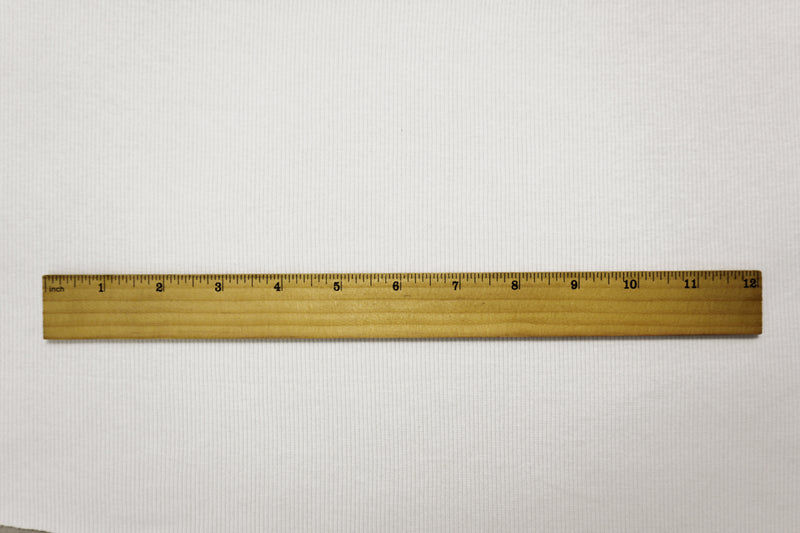 White Cotton-Spandex 2x2 Rib Knit Fabric