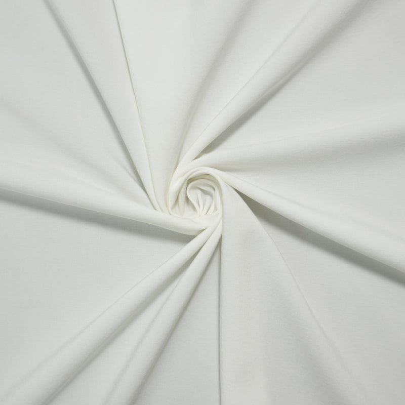 White Super Stretch Matte Charmeuse Satin Woven Fabric