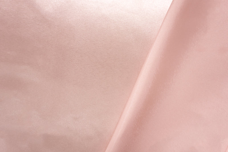 Light Pink Shiny Satin Woven Fabric