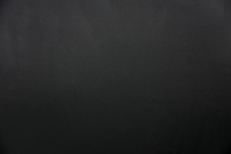 Black Poly-Rayon Solid Satin Woven Fabric