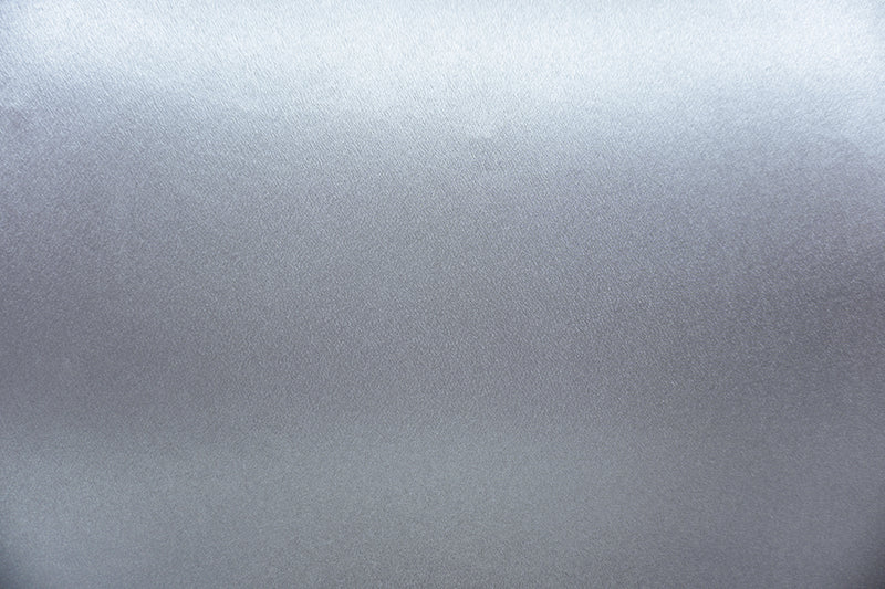Gray Poly Solid Crepe Back Satin Woven Fabric