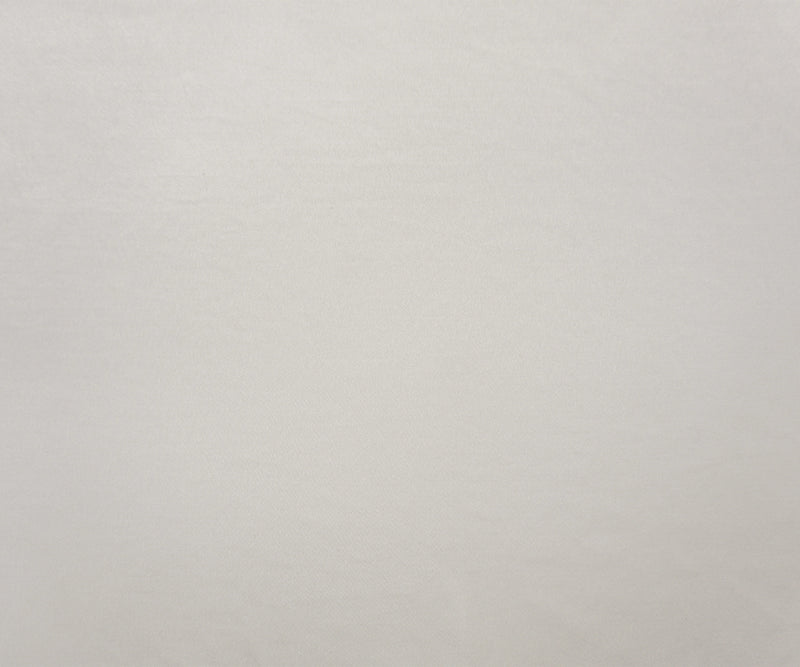 White Poly Solid Sanded Satin Woven Fabric