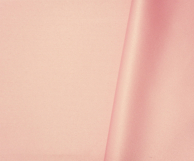 Pink Poly Matte Satin Woven Fabric
