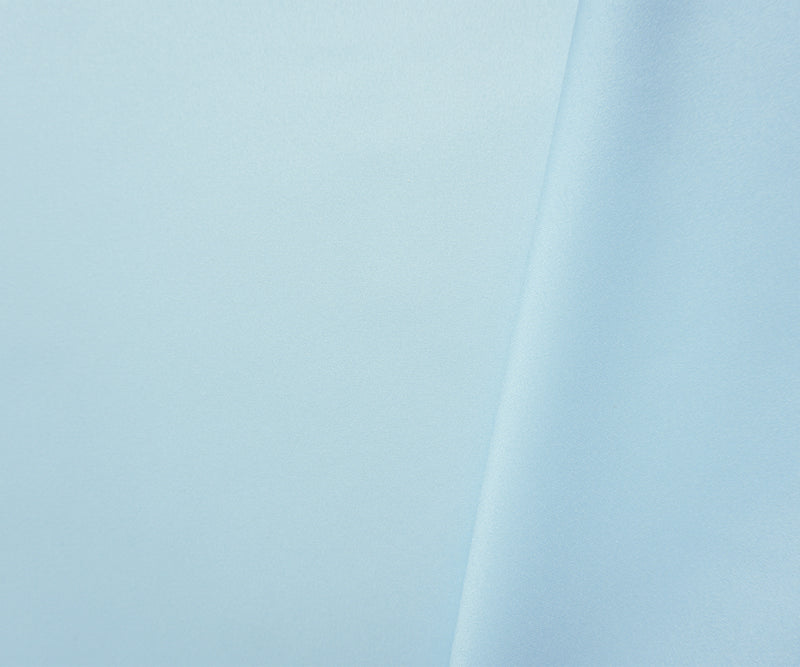 Light Blue Matte Satin Woven Fabric
