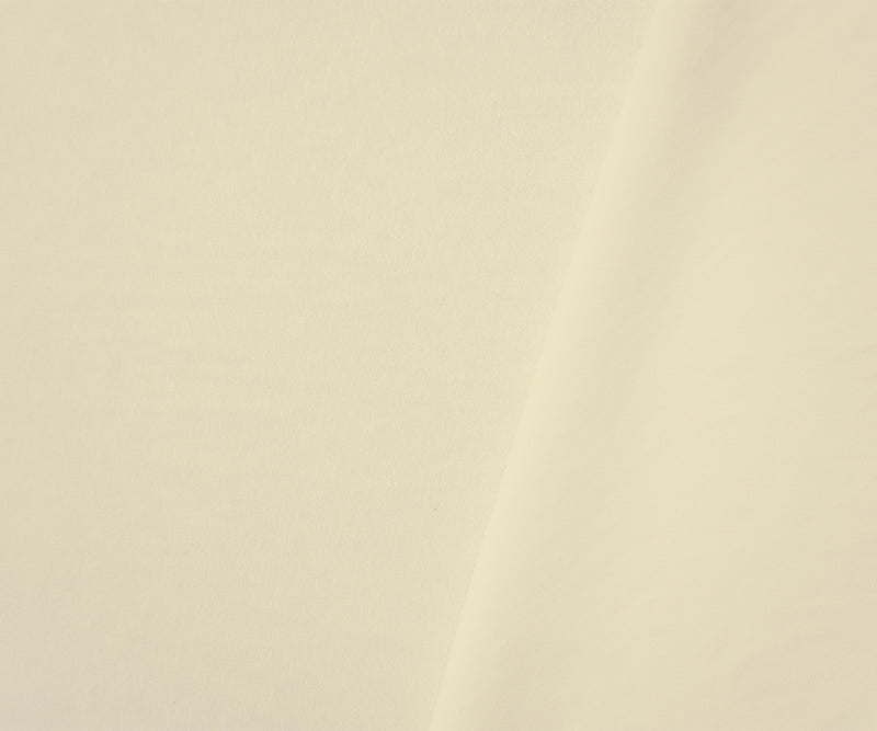 White Poly Sanded Satin Woven Fabric