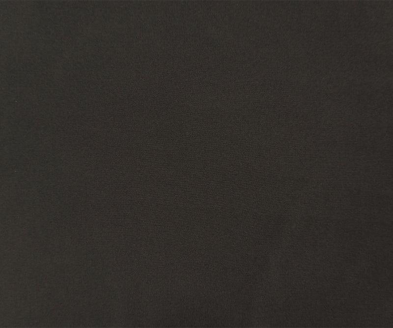Black Poly Stretch Matte Charmeuse Satin Back Woven Fabric