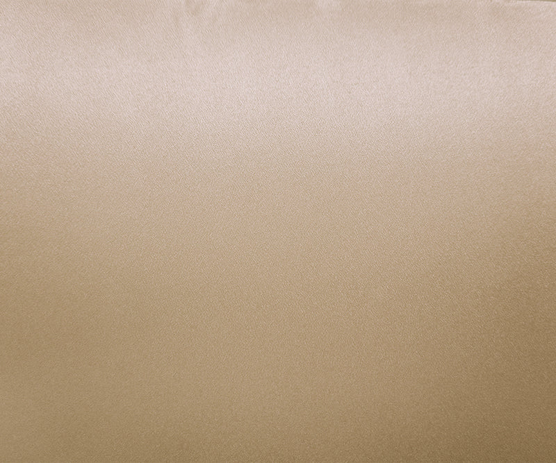 Sand Beige Poly Crepe Back Satin Woven Fabric