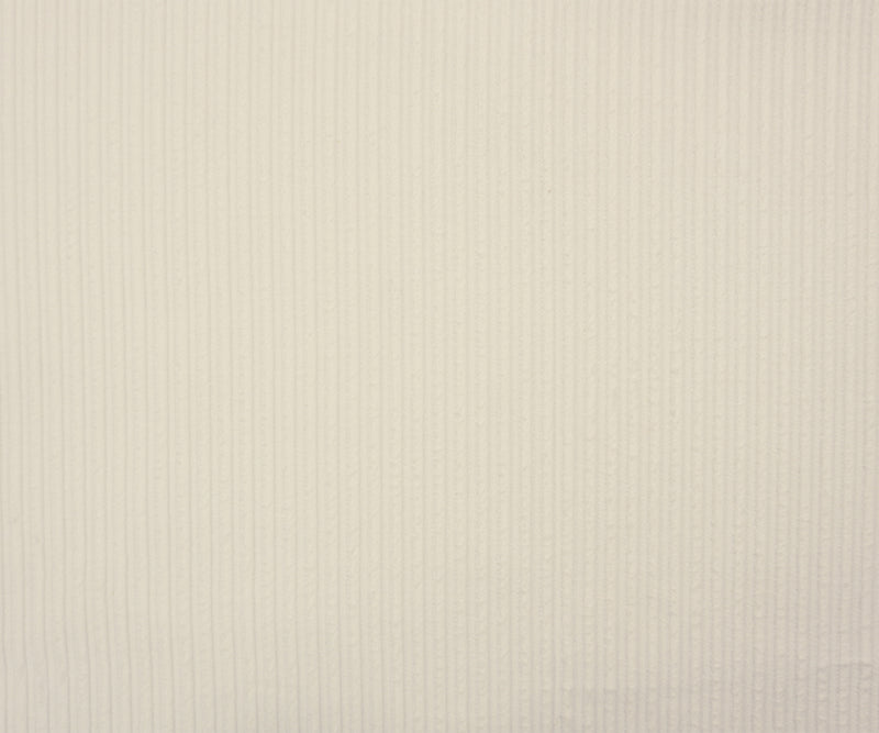White Cotton Stripe Italian Corduroy Woven Fabric
