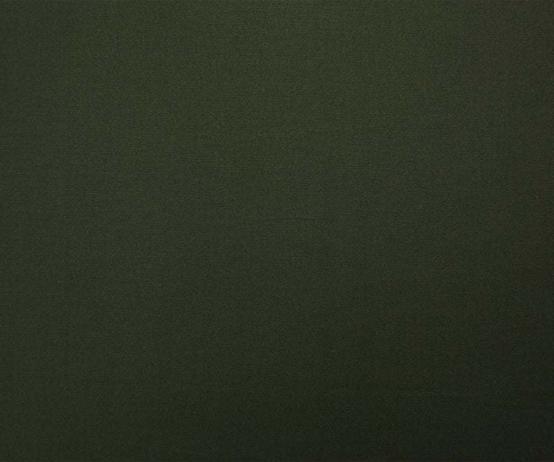 Green Cotton Spandex Stretch Solid Broadcloth Woven Fabric