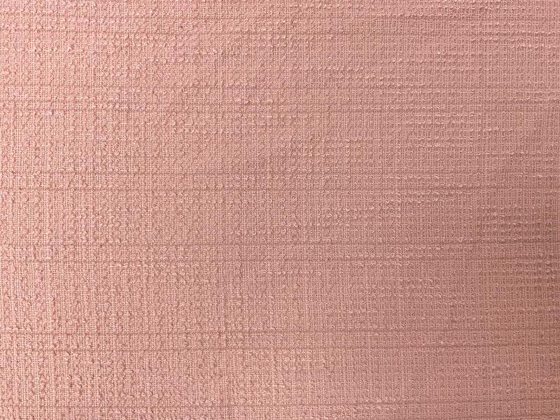Pink-Silver Poly Texture Boucle Novelty Knit Fabric
