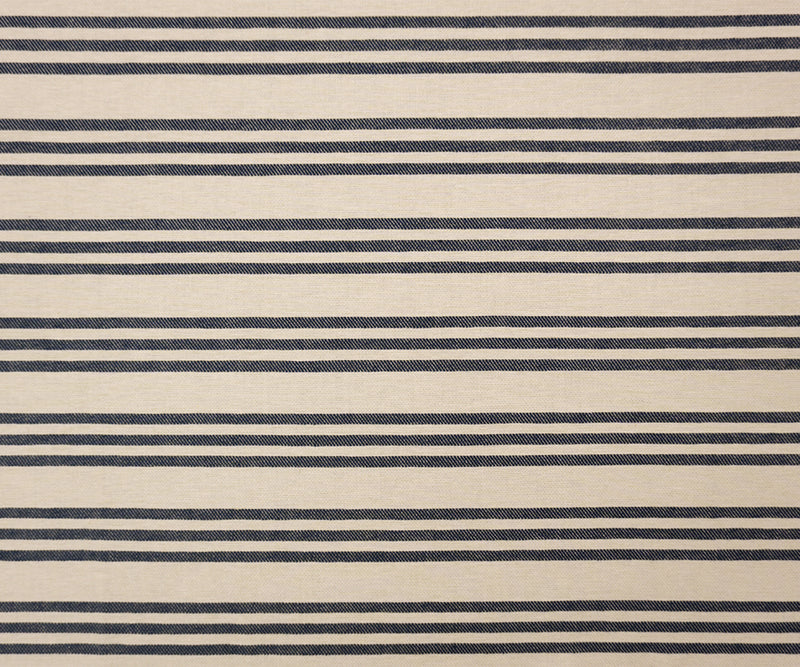 Blue Famous Maker Cotton Stripe Twill Woven Fabric