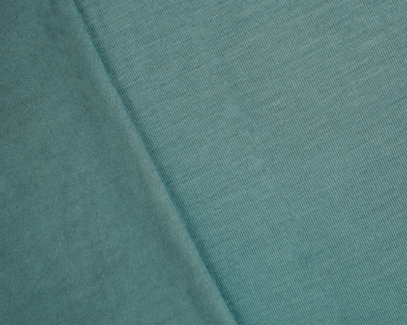 Dusty Teal Bamboo Solid Stretch Jersey Knit Fabric