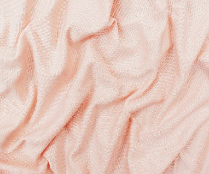 Light Peach Bamboo Solid Stretch Jersey Knit Fabric