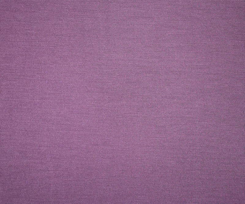 Purple Bamboo Solid Stretch Jersey Knit Fabric