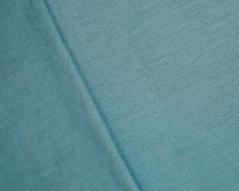 Teal Bamboo Solid Stretch Jersey Knit Fabric