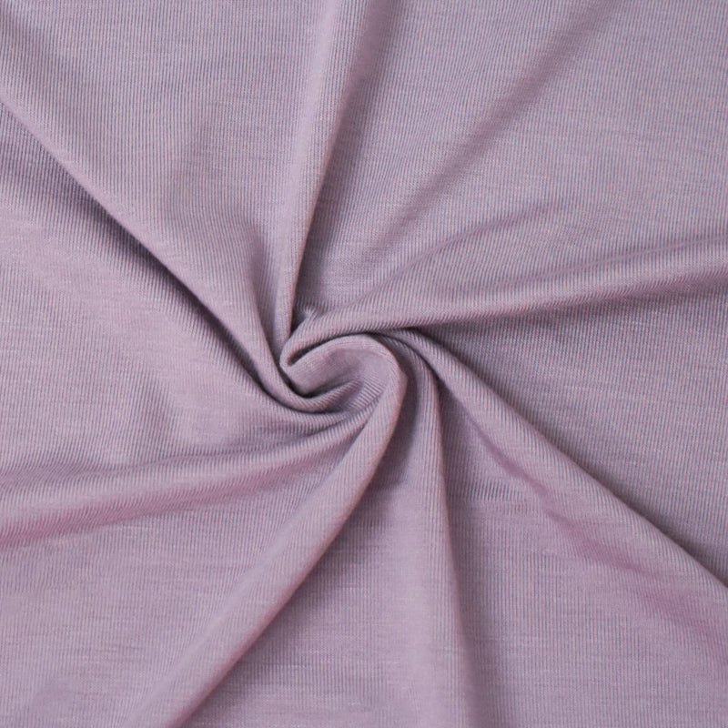 Lavender Purple Bamboo Solid Stretch Jersey Knit Fabric