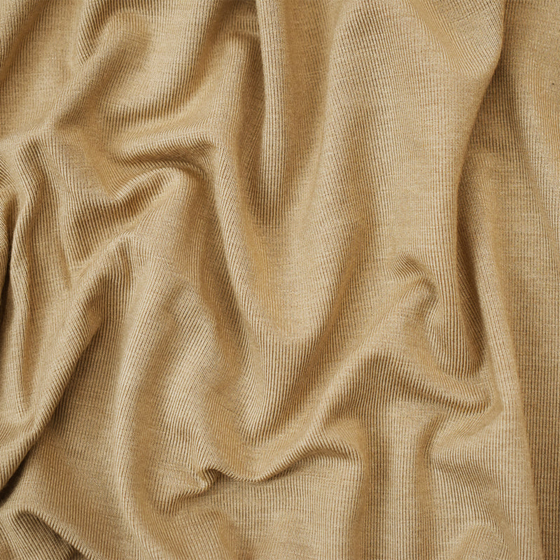 Brown Bamboo Solid Stretch Jersey Knit Fabric