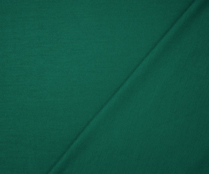 Green Bamboo Solid Stretch Jersey Knit Fabric