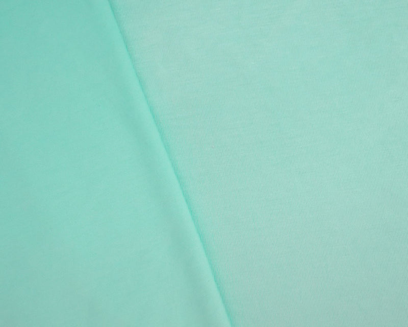 Pastel Aqua Blue Bamboo Solid Stretch Jersey Knit Fabric