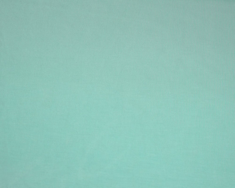 Pastel Aqua Blue Bamboo Solid Stretch Jersey Knit Fabric